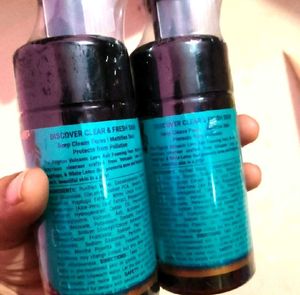 The Pilgrim Volcanic Lava Ash Foaming Face Wash wi