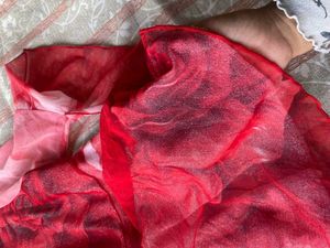 Flowy Red Floral Print top