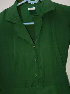 Elegant Green Maxi Dress