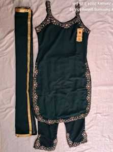 Beautiful Party wear Kurta Set With Dupatta