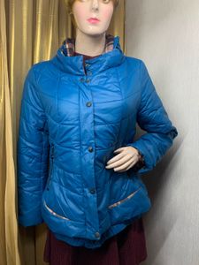 Stylish Blue Puffer Jacket
