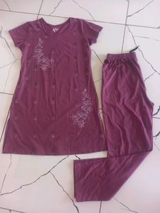 purple Night Suit