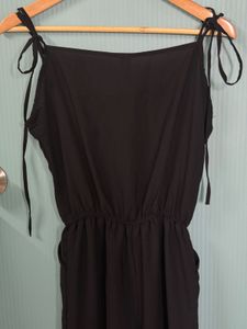 Black Embellished Romper