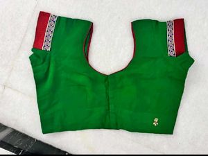 Dark Green Saree with Blouse