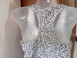 Leopard Print Racerback Tank Top