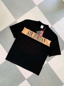 Premium New Air Jordan Black Oversized Tshirt