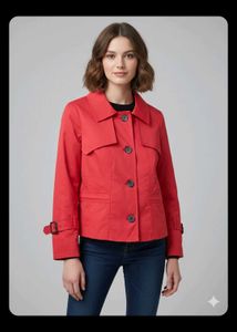 Red Women's Casual Jacket