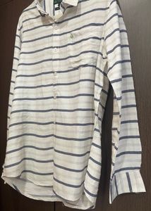 UCB Men’s Striped Long Sleeve Casual Shirt