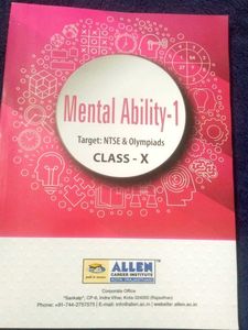 Mental ability preparation for NTSE & Olympiads