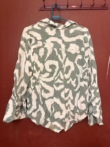 Stylish Printed Button-Down Shirt