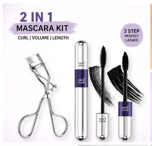 2 in 1 Mascara & Eyelash Curler Combo | Long Lasti
