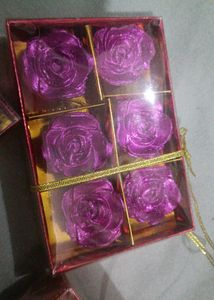 4 Box Ofmulti Shimmer Floating Candles