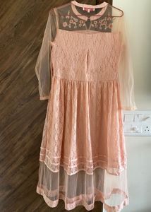 Pink Lace Dress