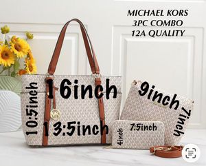 Michael Kors 3pc Tote Bag Combo