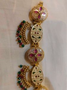 a very beautiful hand bracelet ( party wear)