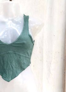 Edgy Cut-Out Crop Top