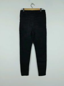 Black High Rise Jeans For Women's