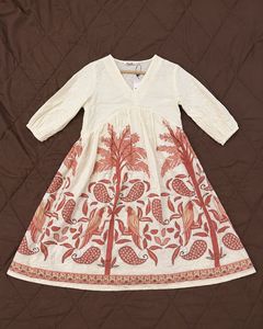 Bohemian Style Printed Midi Dress