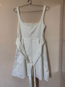 Elegant White Mini Dress