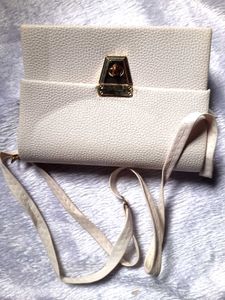 Elegant Cream Clutch Bag