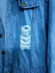 Distressed Denim Jacket