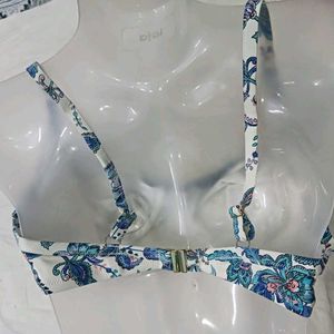 🪔 Boho Floral Print Bikini Top