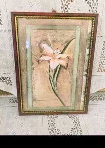 2 Framed Floral Art Print