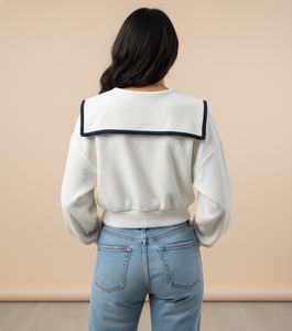 Cute White Cropped Top