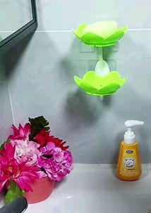 Wall Mounted Flower Soap Holder
