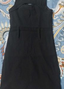 Simple Black Short Dress