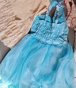 Cute Blue Party New Dress