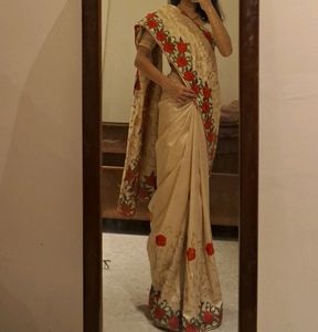 Partywear Embroidered Saree For Women