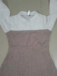 Elegant Two-Tone Dress