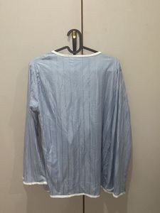 Pinstripe VictoriaSecret Insp Pastel Blu Nightsuit