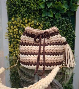 Striped Handbag