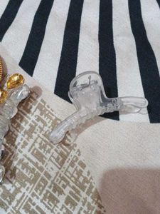 Sparkly Gold Hair Claw Clip
