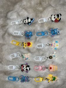 Cute Character Keychains - Set of 12