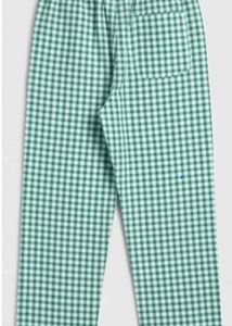 Green Checkered Palazzo Pants