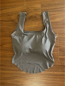 Grey Fitted Tank Top