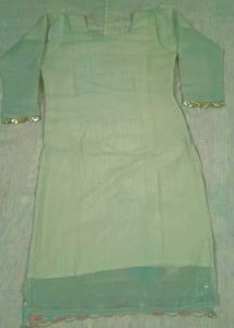 Beautiful Skin Colour Embroidered Suit