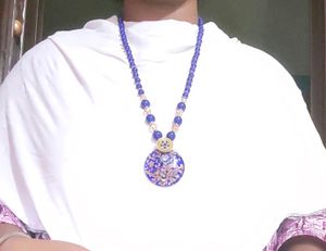 Blue Beaded Necklace