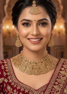 Bridal Gold Kundan Jewellery Set