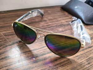 Ray-Ban Rainbow Aviators Sunglasses With Free Box