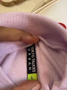 Lavender Ribbed Mock Neck Tank Top