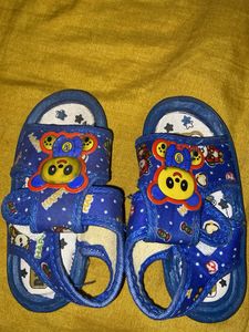 Cute Blue Character Sandals
