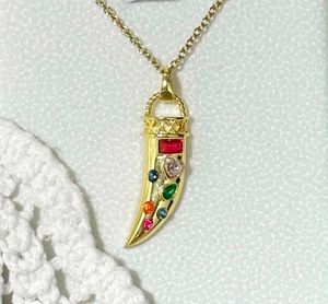 Unique Horn Pendant Necklace