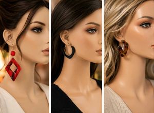 Set Of 3 Pairs oof Fashion Earring
