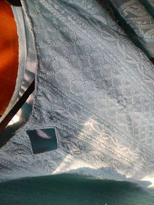 Elegant Blue Chikankari Kurta