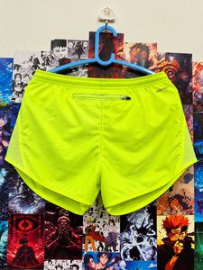 Neon Yellow Nike Running Shorts