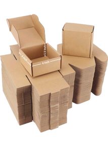 Kraft Cardboard Boxes - Pack of 10